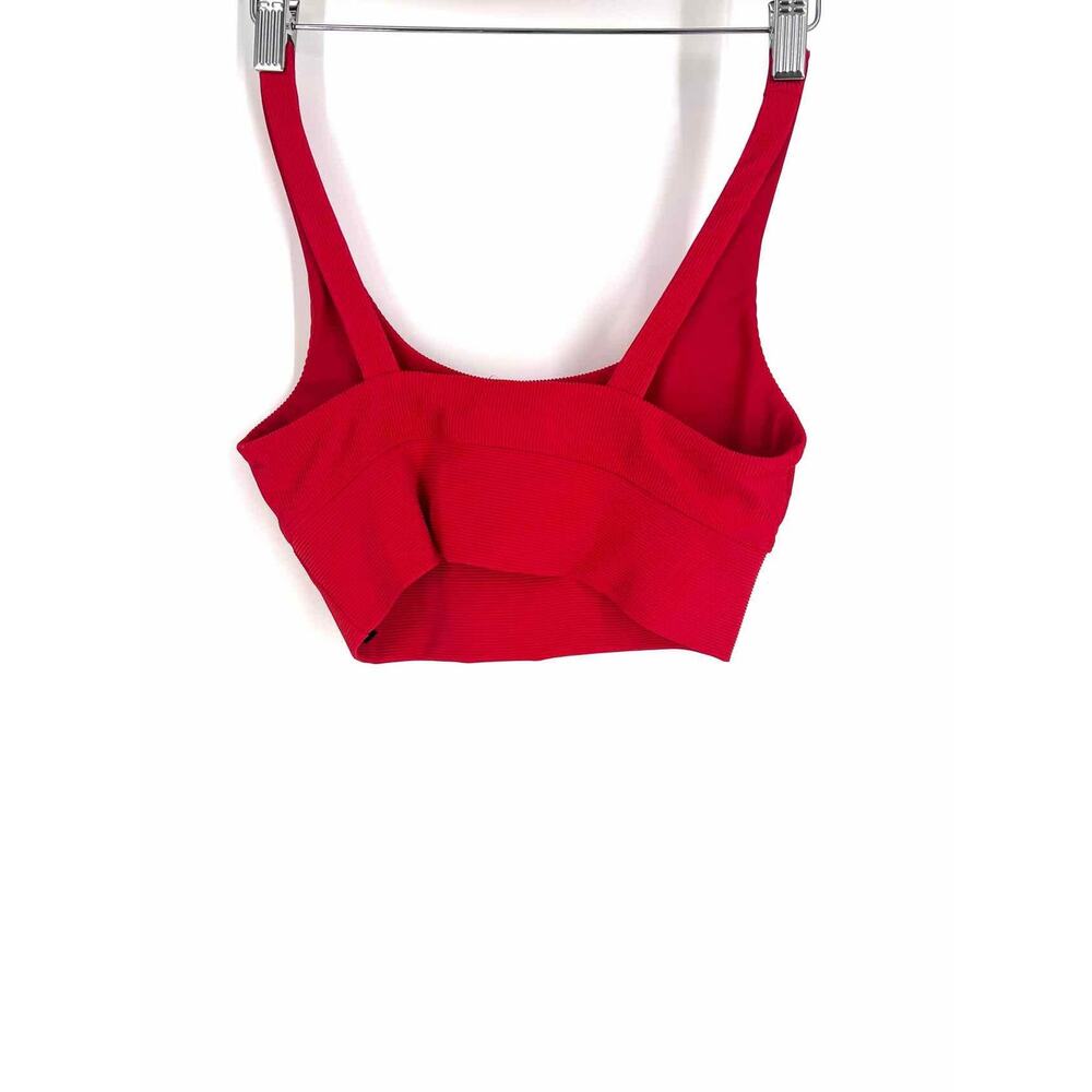 Beach Riot Size S Red Ribbed Stretch Designer Activewear Set - Picture 2 of 6